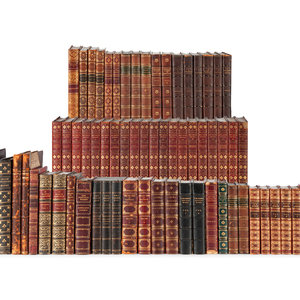 A Collection of Leather Bound Books