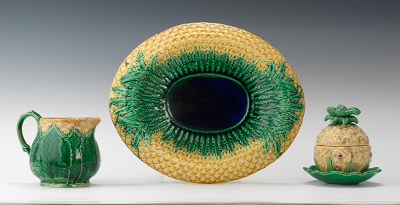 A Collection of Majolica Ware In