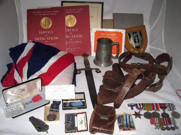 A Collection of Medals and Personal