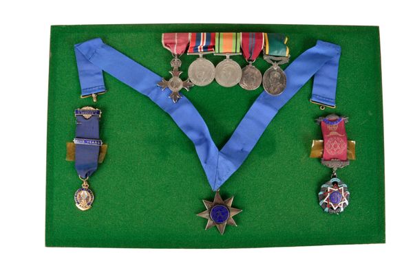 A COLLECTION OF MEDALS AWARDED TO