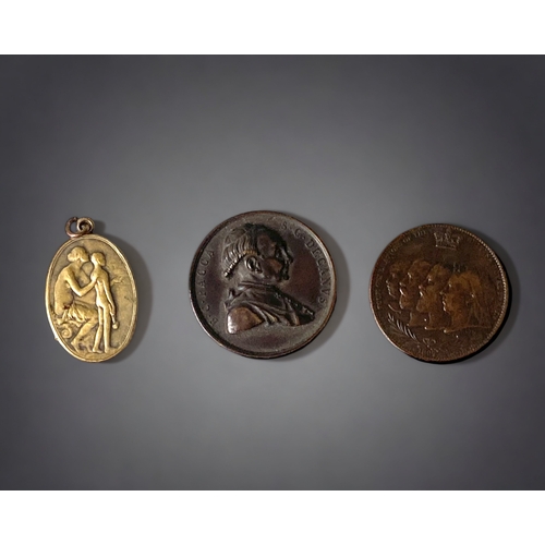 A COLLECTION OF MEDALS, INCLUDING A