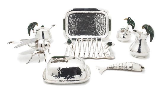 A Collection of Mexican Silverplate