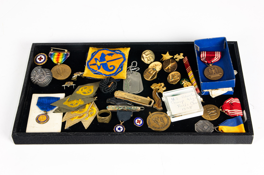 A COLLECTION OF MILITARY AND