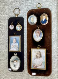 A collection of miniature antique