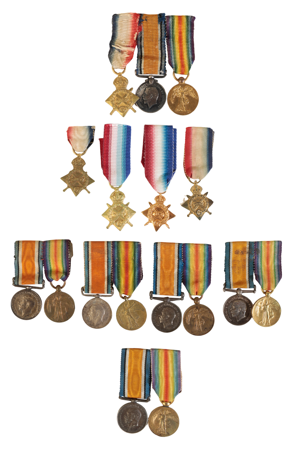 A COLLECTION OF MINIATURE GREAT WAR