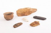 A collection of Neolithic tool
