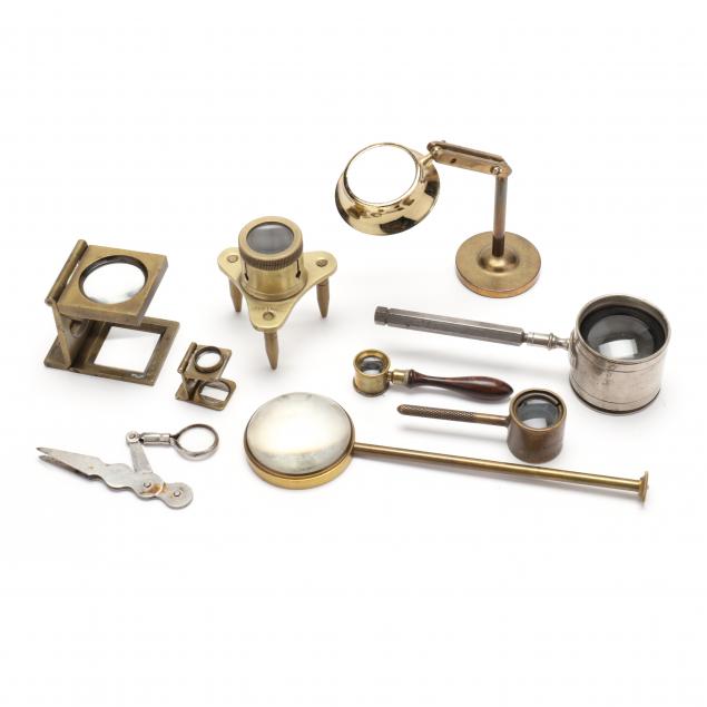 A COLLECTION OF NINE ANTIQUE