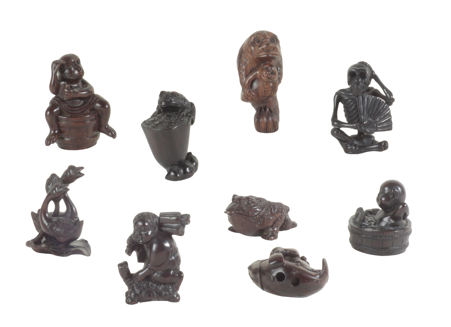 A COLLECTION OF NINE JAPANESE