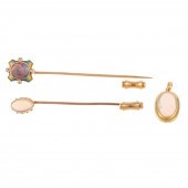 A COLLECTION OF OPAL STICK PIN