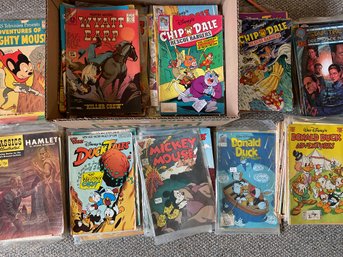 A collection of over 150 comic