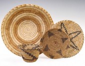 A COLLECTION OF PAPAGO BASKETR