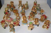 A collection of Pendelfin Figu