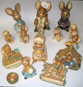 A Collection of Pendelfin Figu