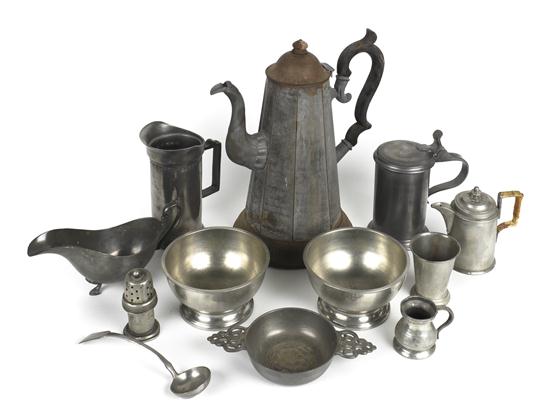 A Collection of Pewter Articles