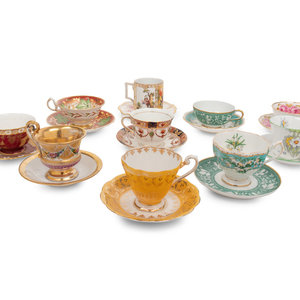 A Collection of Porcelain Cups