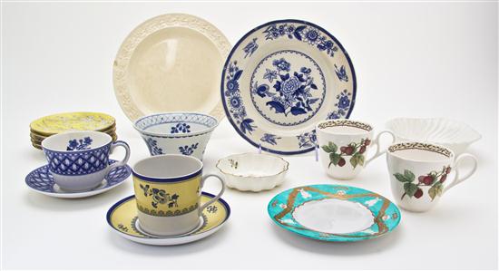 A Collection of Porcelain Table