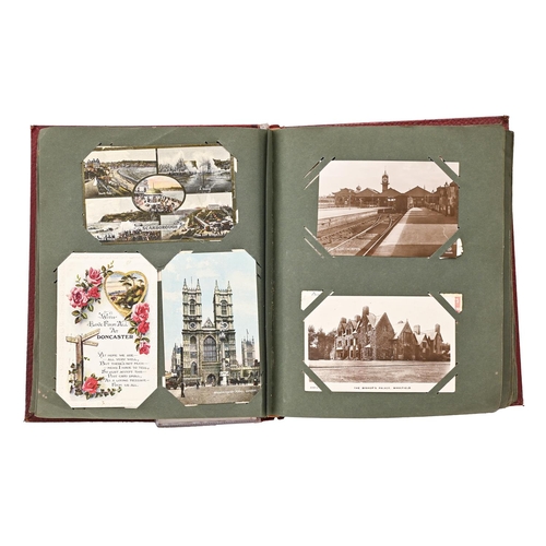 A collection of postcards, early