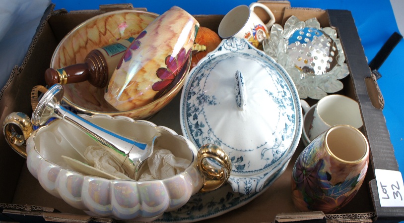 A collection of Pottery to
