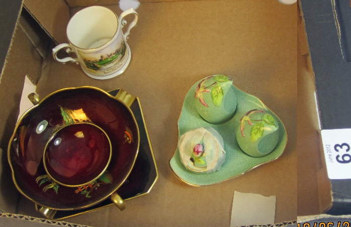 A collection of pottery to