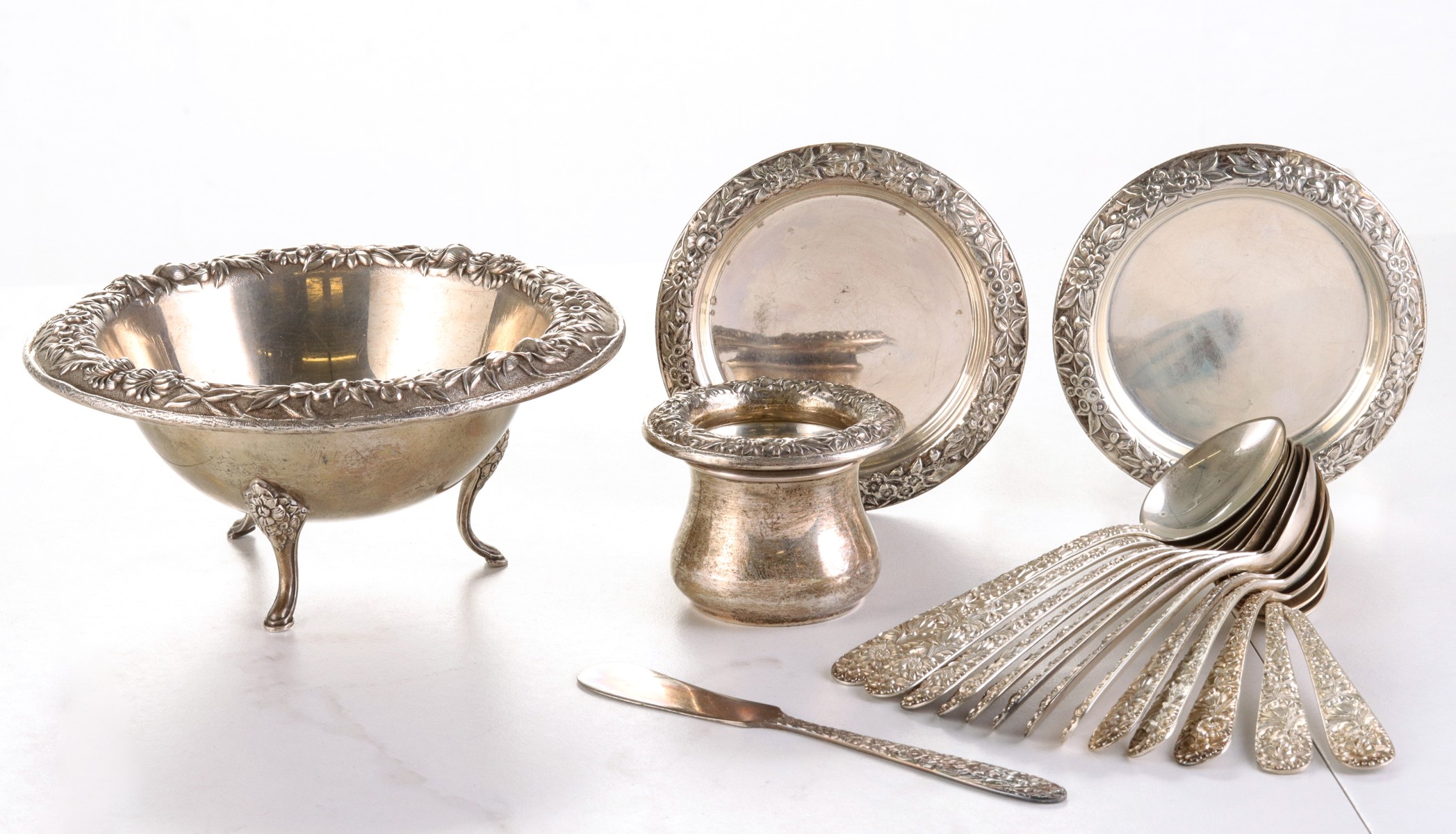 A COLLECTION OF S KIRK & SON