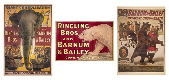 A Collection of Seven Barnum and