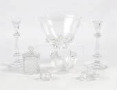 A COLLECTION OF SEVEN CLEAR GL