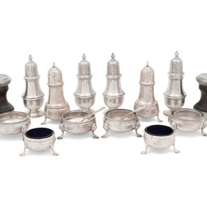 A Collection of Silver Casters