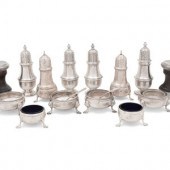 A Collection of Silver Casters
