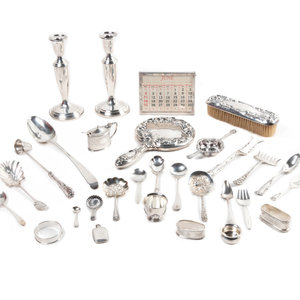 A Collection of Silver Serving