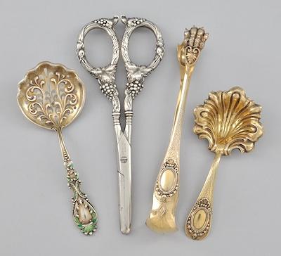 A Collection of Silver Utensils
