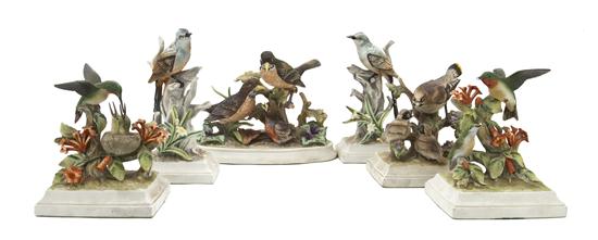 A Collection of Six Bisque Models