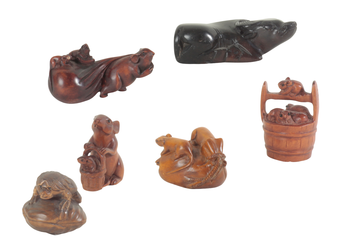 A COLLECTION OF SIX JAPANESE
