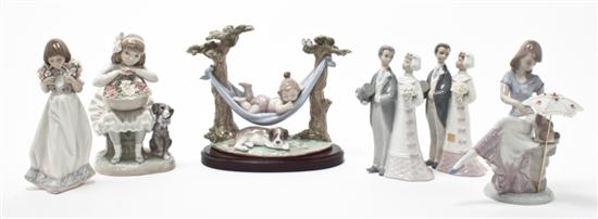 A Collection of Six Lladro