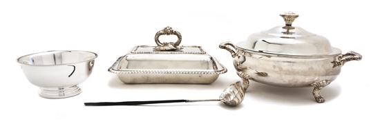 A Collection of Six Silverplate