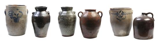*A Collection of Six Stoneware