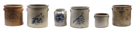 *A Collection of Six Stoneware