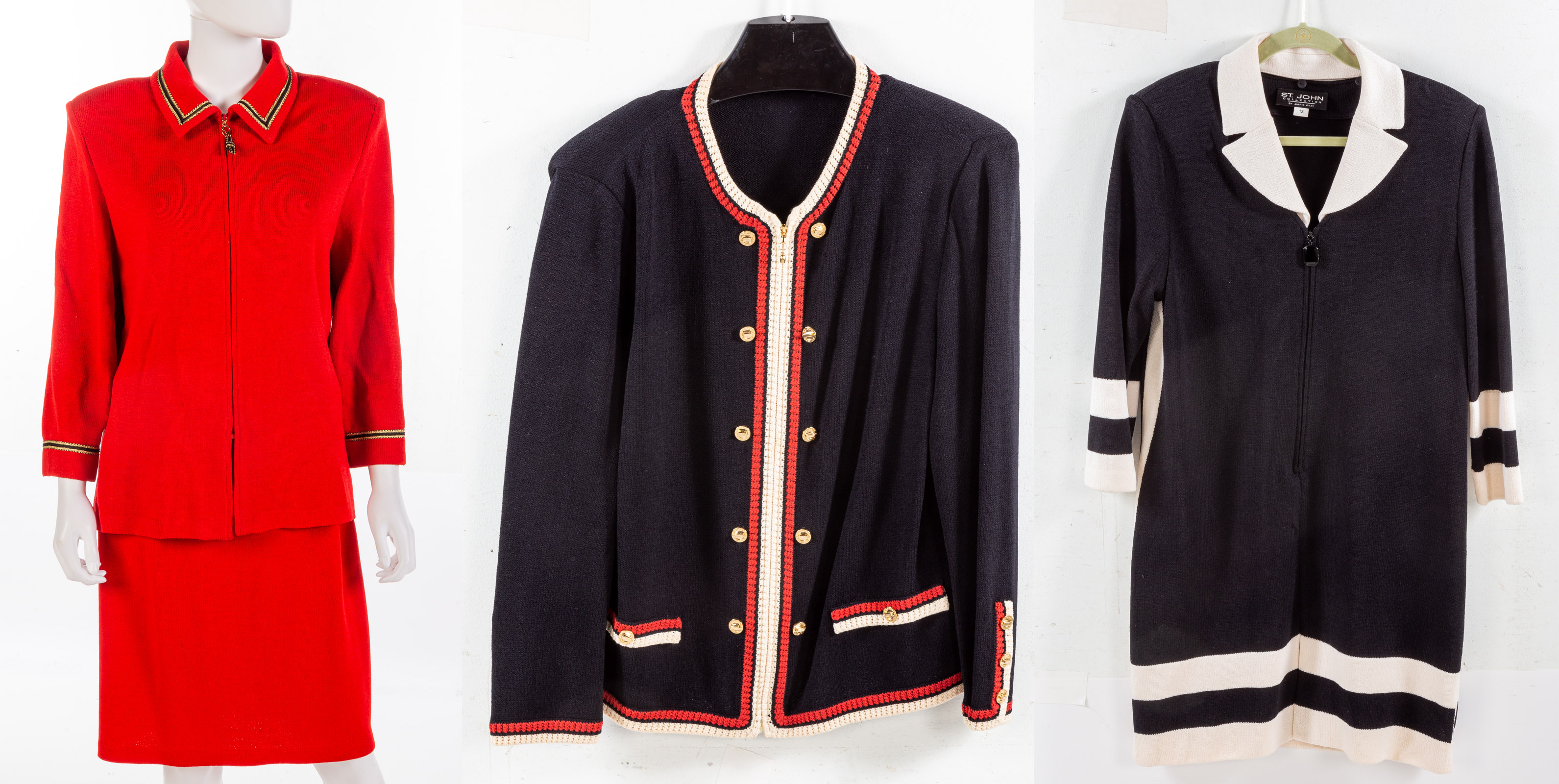 A COLLECTION OF ST. JOHN KNITWEAR
