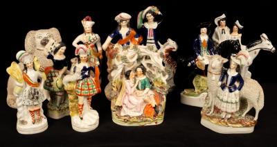 A collection of Staffordshire