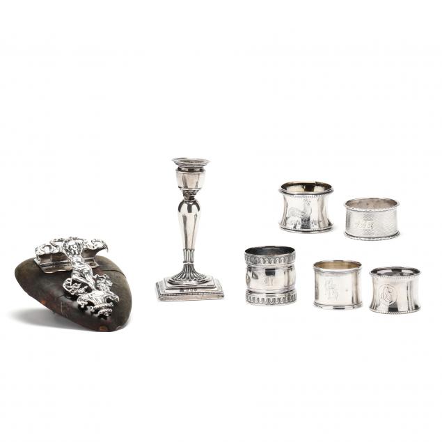 A COLLECTION OF STERLING SILVER