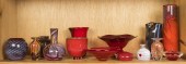 A COLLECTION OF STUDIO GLASS V