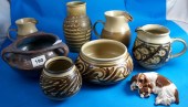 A collection of Studio Pottery