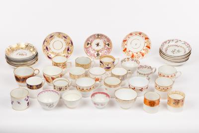 A collection of tea and coffee cups