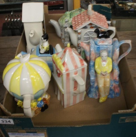 A collection of Tea Pots from