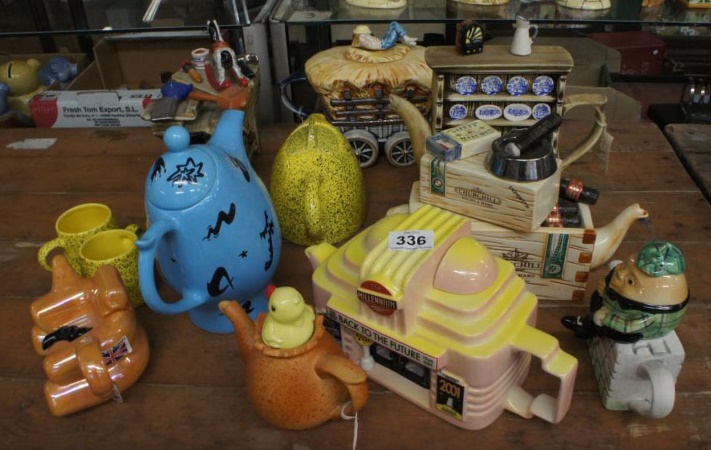 A collection of Tea Pots from