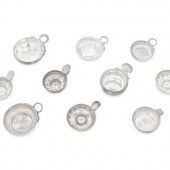 A Collection of Ten Silver-Pla