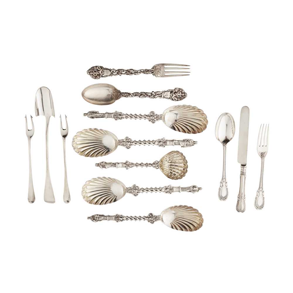 A COLLECTION OF THREE CASED SETS OF