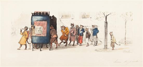 A Collection of Three Engravings