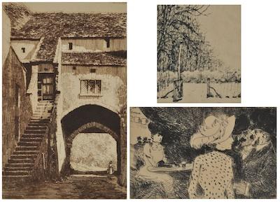 A Collection of Three Framed
