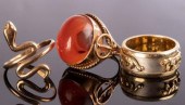 A collection of three rings co