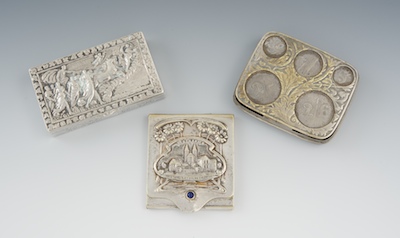 A Collection of Three Silver